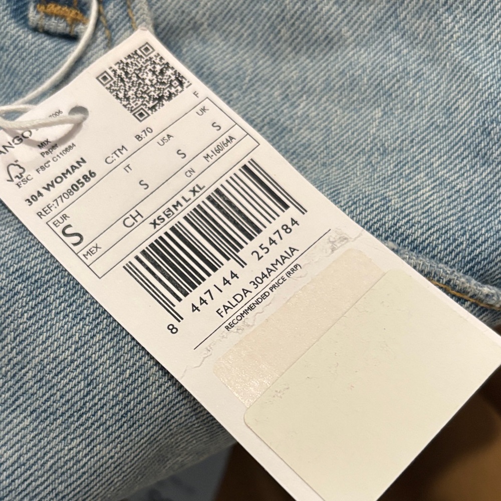 Mango Maxi Denim Skirt, new with tags - Picture 5 of 6